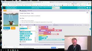 Unit 3 Lesson 10 (how to add text to your project) Code.org Discoveries 20/21
