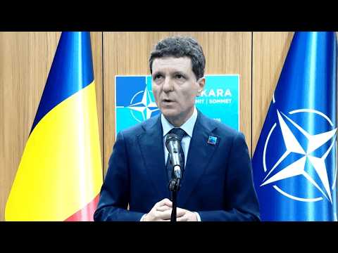 Nicușor Dan, declarații de presă la finalul Summitului NATO de la Ankara