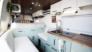 High Comfort Luxury Camper w/ Smartest Shower Solution | They Nailed it on Their 3rd Van Conversion