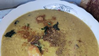 Masoor dal recipe/Red lentil curry recipe how to make with Punjabi tarka