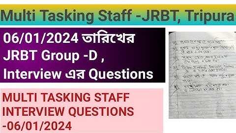 JRBT GROUP -D INTERVIEW QUESTIONS ON 06.01.2024