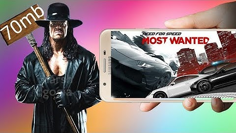 (70mb) Download NFS MOST WANTED highly compressed in ppsspp