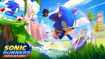 Sonic Runners Adventure - Gameplay Walkthrough Part 1 - Green Hill (iOS, Android)