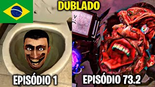 SKIBIDI TOILET 1-73 parte 2 Todos Episódios (DUBLADO PT-BR) G-man foi derrotado! (Espisódio 74?)