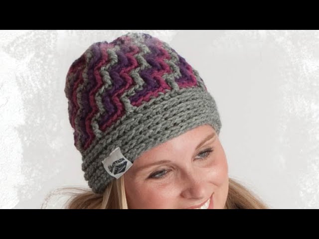 Crochet Crystal Ice Hat Pattern 