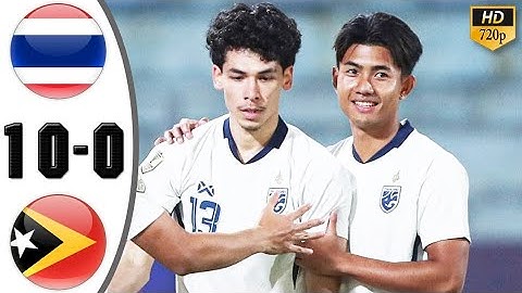 🔴 THAILAND Vs TIMOR LESTE | MitsubishiElectric Cup