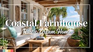 Coastal Farmhouse Dream Home: Rustic Comfort by the Sea