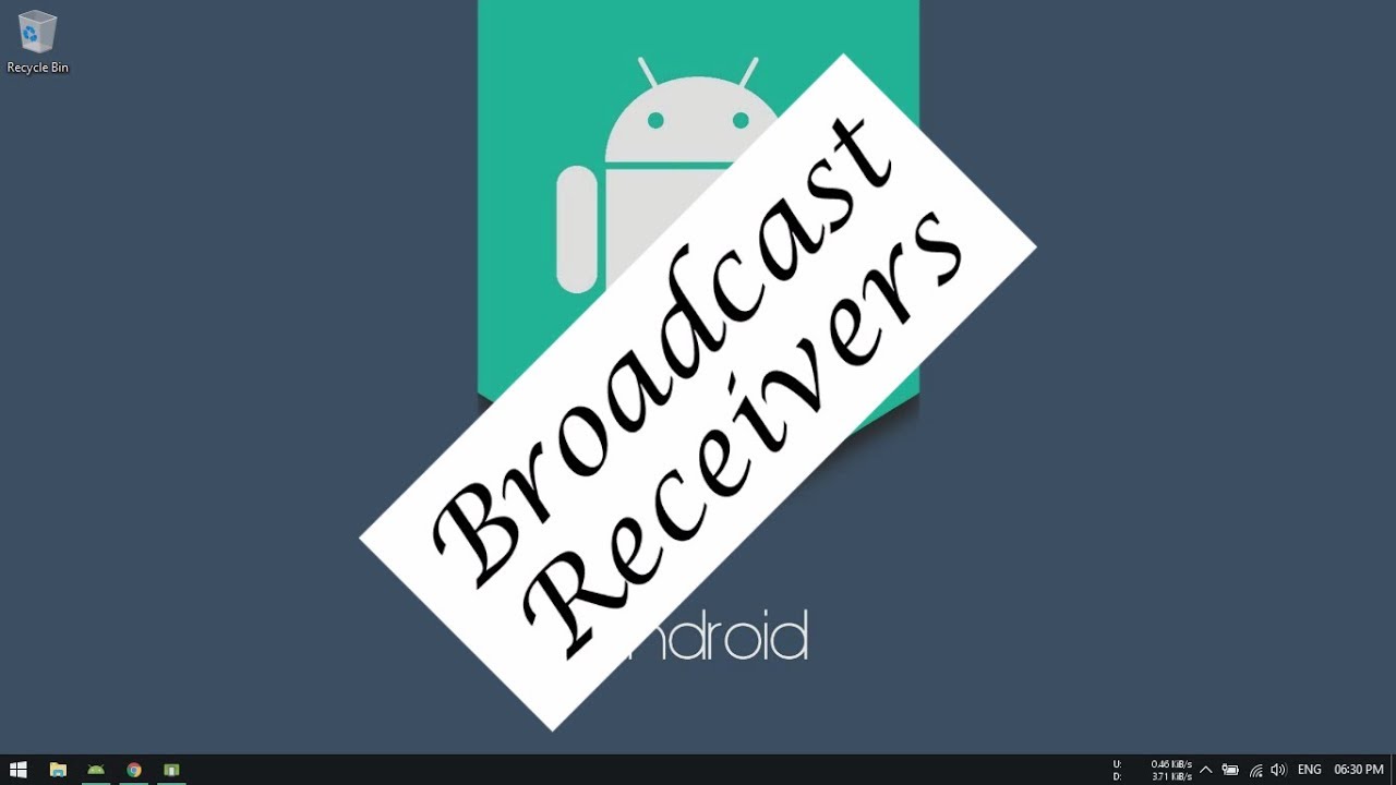 Android Kotlin Broadcastreceiver Example