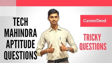 Tech Mahindra Aptitude Questions and Answers| Previous year Tech Mahindra Questions | careerdeed