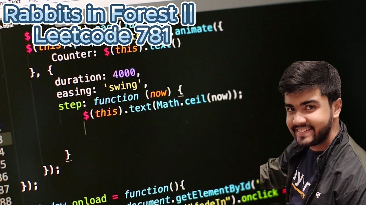 rabbits in forest problem (c++, java, python) Images... Rabbits in Forest || Leetcode 781 || Math - YouTube