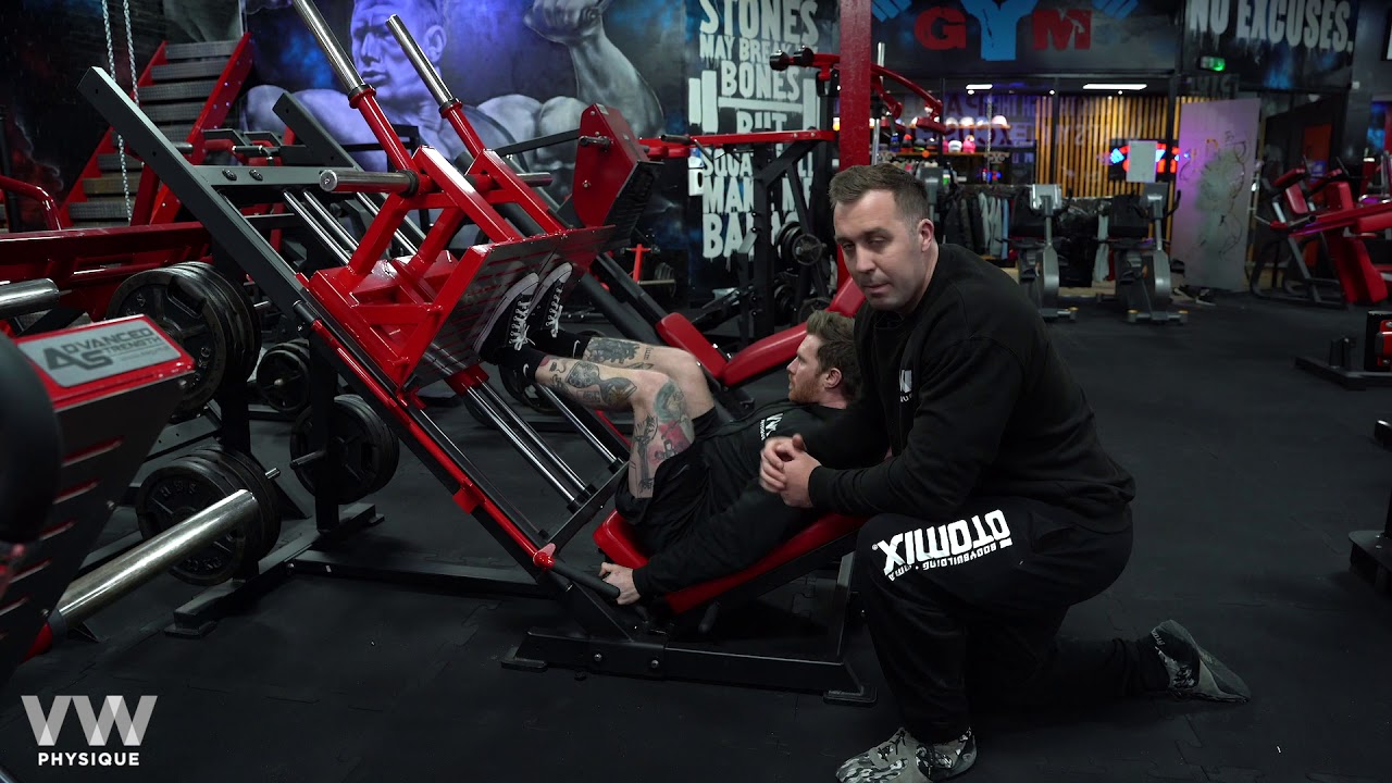 Leg Press Low Stance Tutorial Quad Focus YouTube