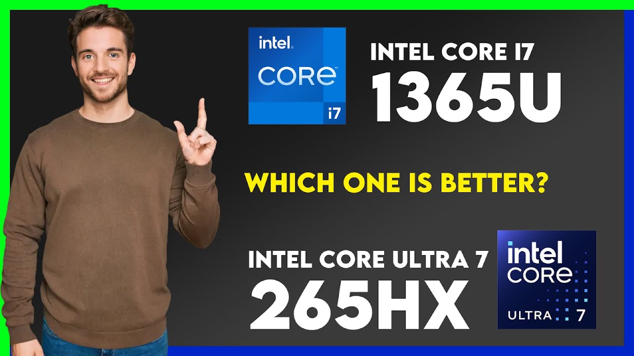 Сравнение Intel Core i7 1365U и Intel Core Ultra 7 265HX