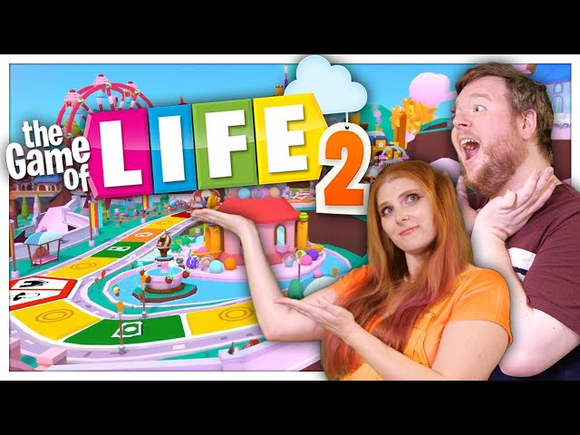 Game of Life 2 - Rebooting The Board Game! (4-Player Gameplay