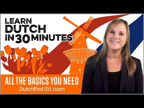 Learn Dutch In 30 Minutes - ALL The Basics You Need