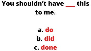 English Grammar Quiz: 30 Questions Level Test- All Levels | English MasterClass