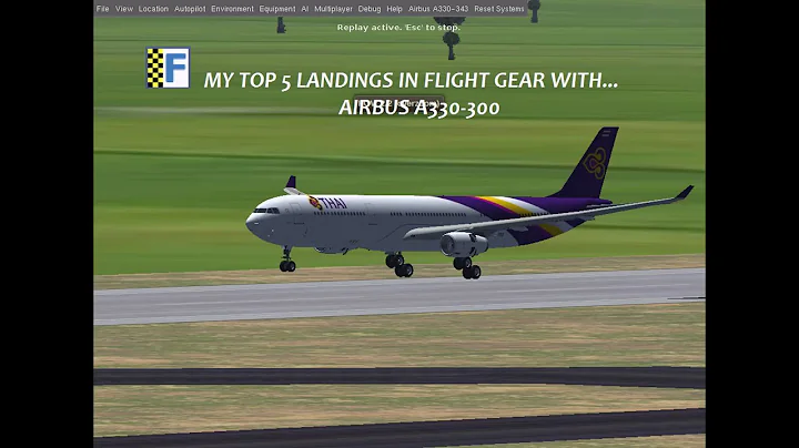 My Top 5 landings in Flight gear with Airbus a330