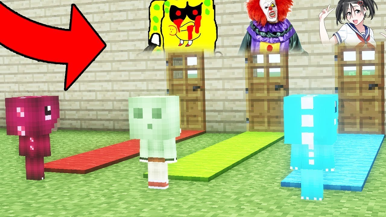 ⁣NO ELIJAS LA PUERTA EQUIVOCADA de CREEPYPASTAS ? MINECRAFT BEBE MILO ROLEPLAY