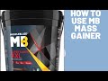 How to use MB Mass Genar