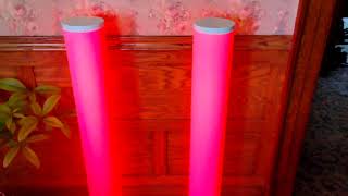 ASYOURZ 2 Pack Corner Floor Lamp. RGB Color Changing Mood Lighting, with Music Modes. Review