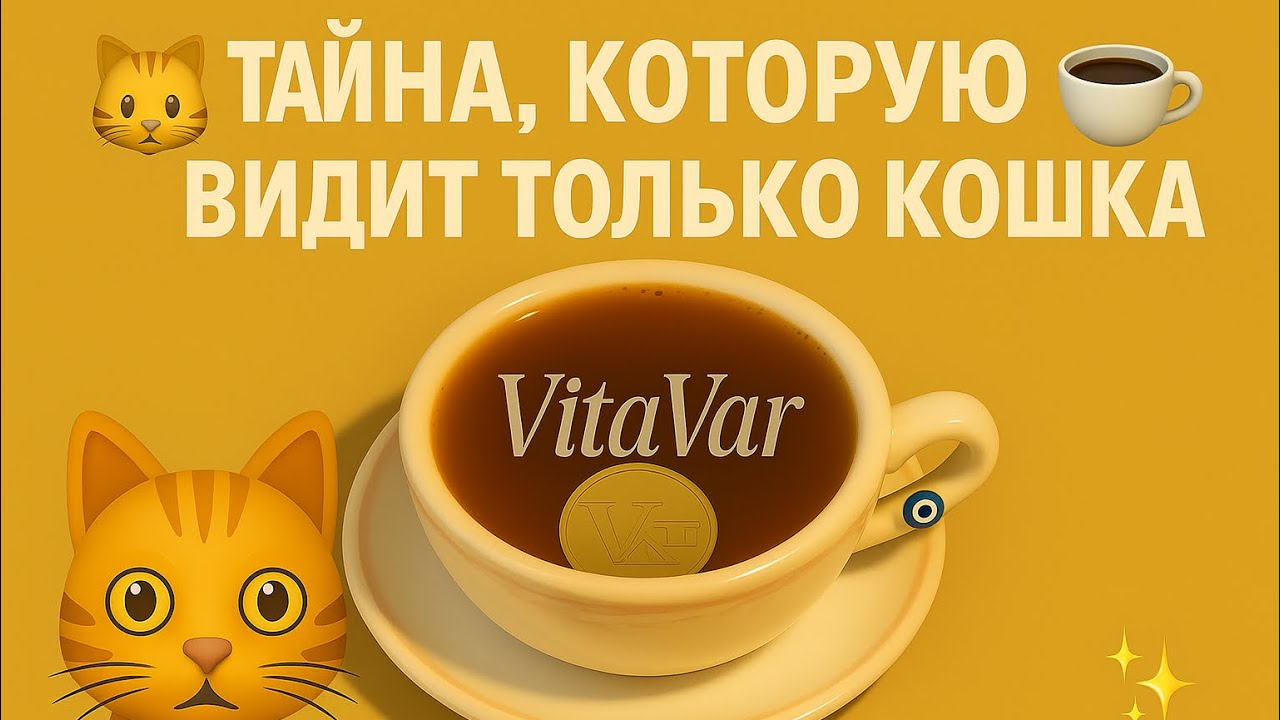 🐈‍⬛ ТАЙНА, КОТОРУЮ ВИДИТ ТОЛЬКО КОШКА 🌘 Послание Судьбы | VitaVar ☕️