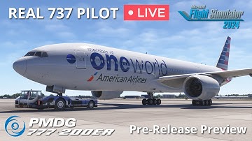 Real 737 Pilot LIVE | Flying the PMDG 777-200ER in Microsoft Flight Simulator 2024