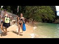 ⁴ᴷ Walking Railay and Tonsai beach, Krabi Thailand 4K