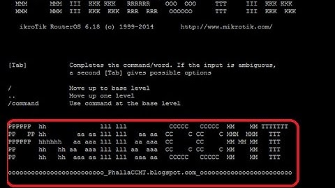 Mikrotik How to set "System Note(Banner)"