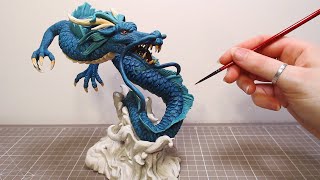 I made a Realistic Eastern Dragon Sculpture