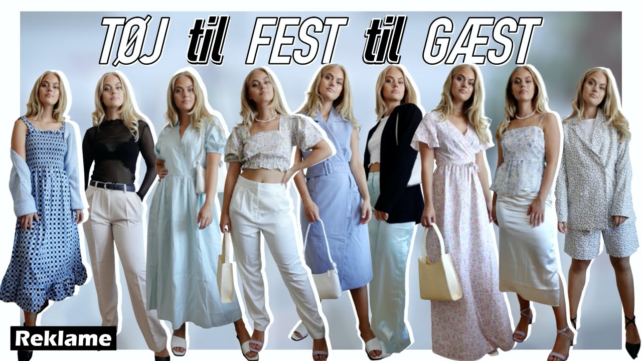 9 FEST OUTFITS // tøj fest til gæst - YouTube