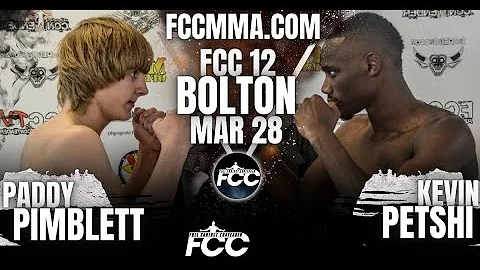 Paddy "The Baddy" Pimblett vs Kevin Petshi | FCC Featherweight Championship #MMA