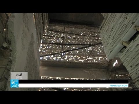غزة: منزل دمرته الحرب يتحول إلى عمل فني