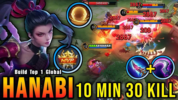 RIP SAVAGE!! 30 Kills in 10 Minutes Hanabi Delete All Enemies!! - Build Top 1 Global Hanabi ~ MLBB