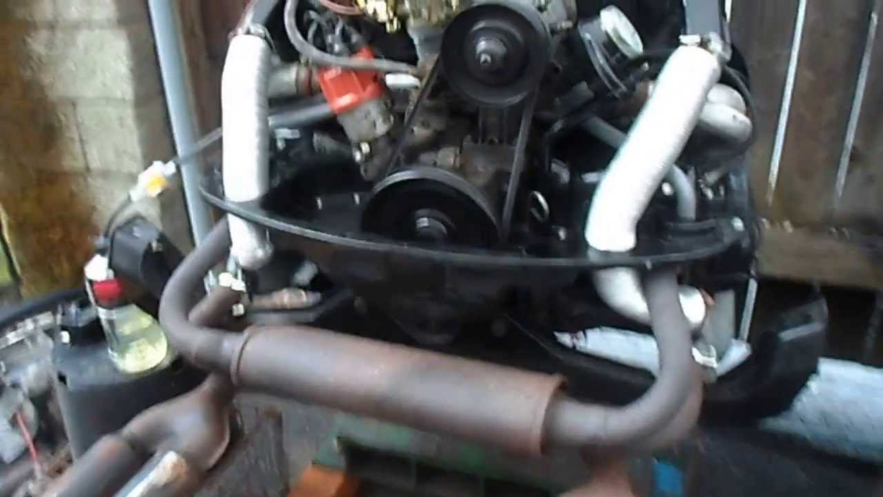 1600cc VW dual port engine for 70 deluxe - YouTube