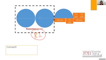 PSLE 2019 Math Paper 2 Q16 Webinar Replay - 5 Identical Semicircles