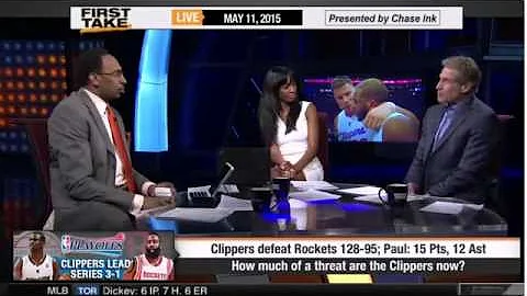 ESPN First Take | Clippers Blitz Rockets in Hack-Fueled Horror Show - Chris Paul vs James Harden