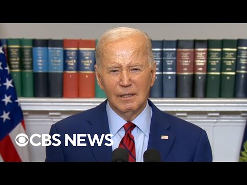 Biden addresses campus protests over war in Gaza - Special Report.