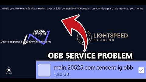 Download Paused Because Wifi Is Disabled | OBB Service Problem | Obb Service Is Running