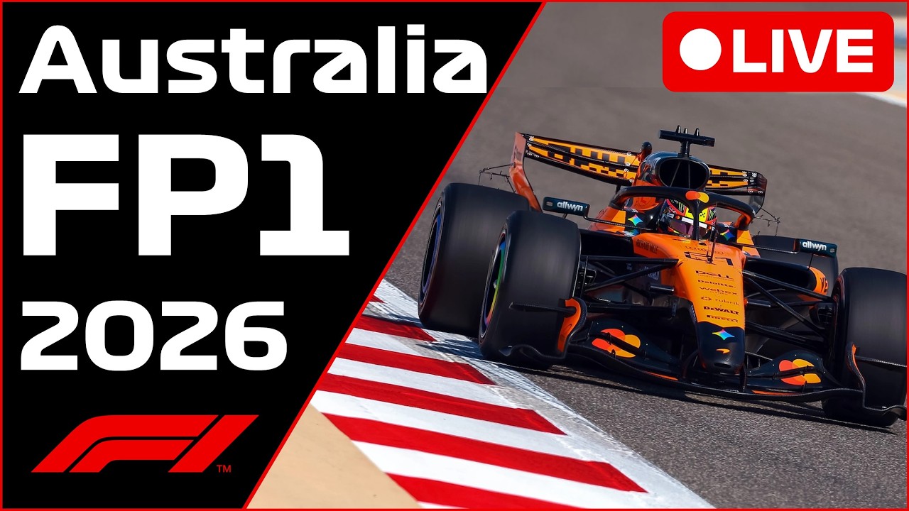 🔴F1 LIVE - Australia GP FP1 - Commentary + Live Timing