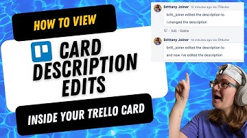 How to see edits on a Trello card description
