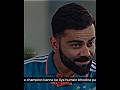 The Mindset That Makes India Champions 💔🔥 #viratkohli #cricket
