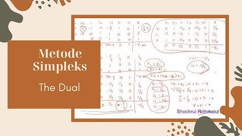 Linear Programming The Simplex Method The Dual