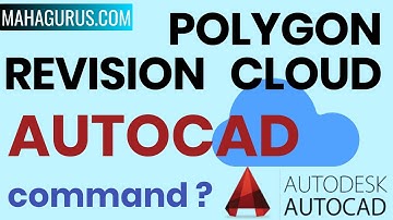 Shortcut to Draw Polygon Revision Cloud in Autocad- Polygon Revision Cloud in Autocad Tutorial