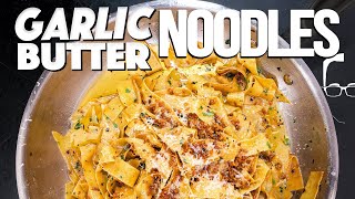 TAKING GARLIC BUTTER NOODLES TO THE NEXT LEVEL | SAM THE COOKING GUY