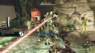 Knight Shin needs some trigger discipline #fallout76