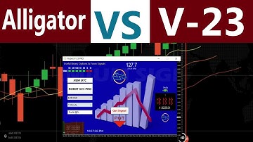 Alligator Indicator VS Robot V-23 Pro - Binary Trading On IQ Option