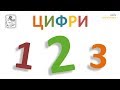 🔢 Цифри українською. Цифри, числа, лічба для дітей. Ukrainian numbers