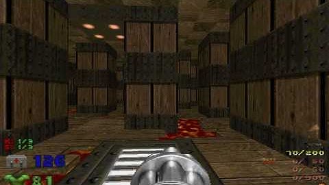 1monster (Doom 2 wad) Map 22: Triad of the Minds UV MAX