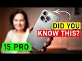 Master new camera features on iphone 15 pro  max  tutorial for beginners