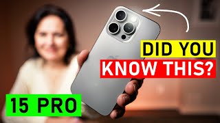 MASTER NEW CAMERA FEATURES on iPhone 15 pro \& Max!  TUTORIAL FOR BEGINNERS!