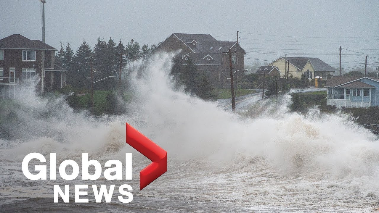 Assessing the impact of post-tropical storm Teddy on Nova Scotia - YouTube